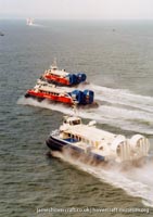 AP1-88 hovercraft promotional day by BHC -  (credit: The <a href='http://www.hovercraft-museum.org/' target='_blank'>Hovercraft Museum Trust</a>).